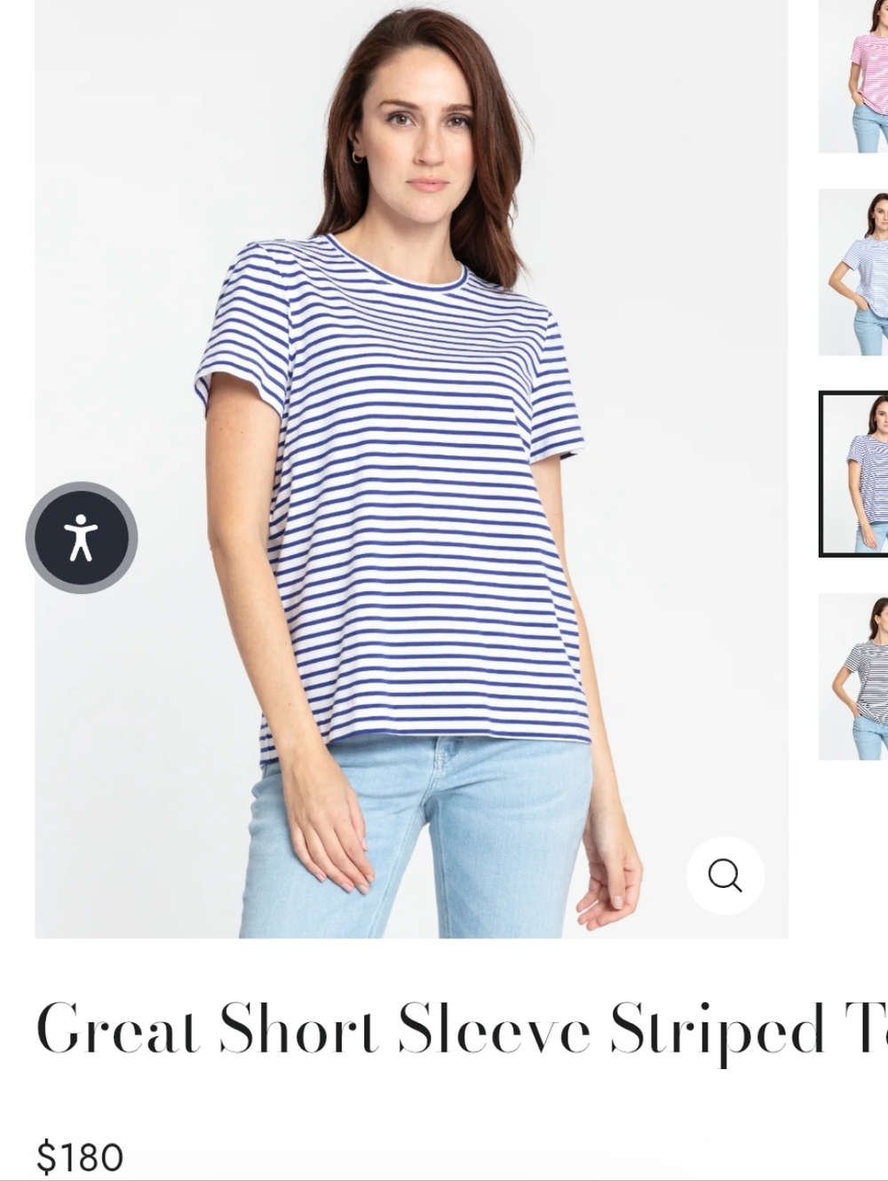 Hinson Wu Stripped shirt Sz S